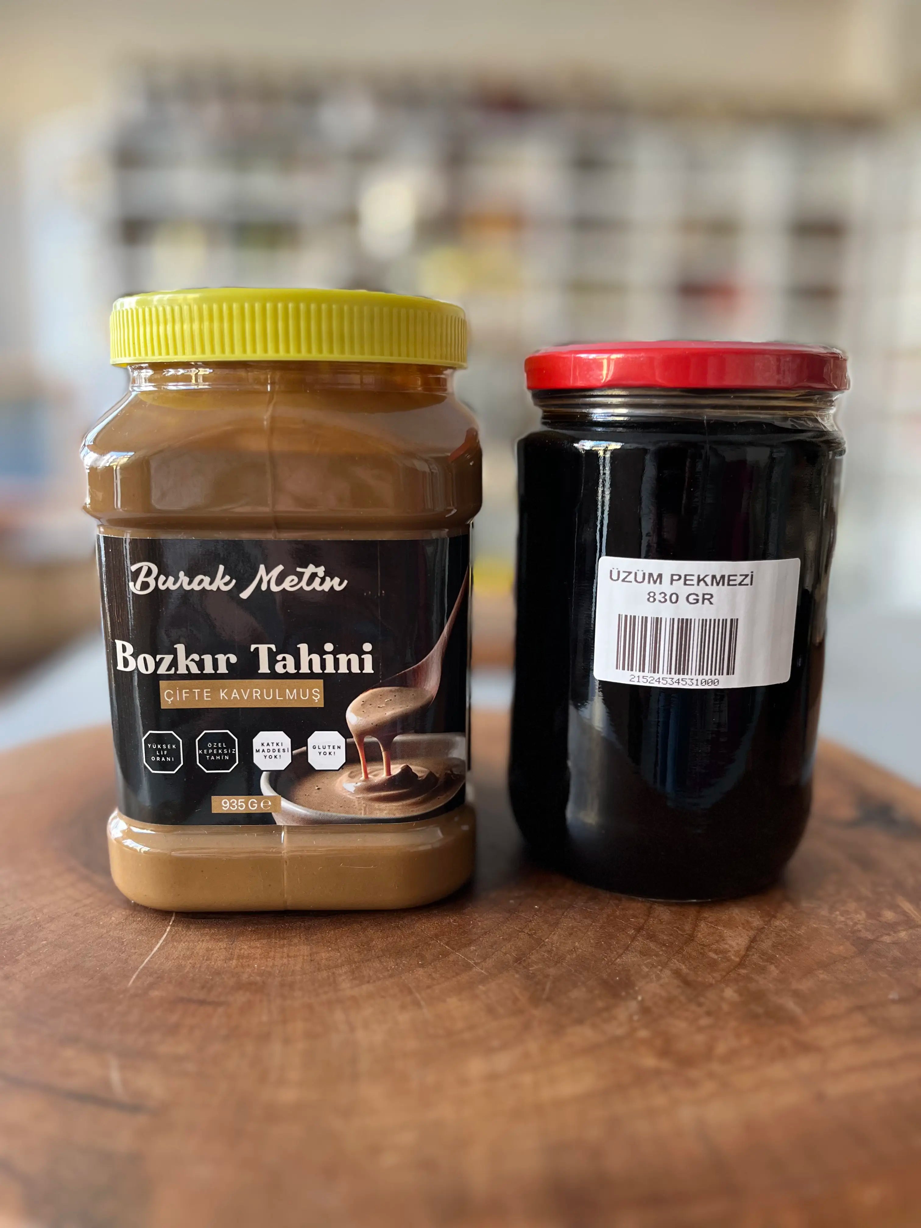 Çifte Kavrulmuş 935 Gr Tahin + Üzüm Pekmezi 850 Gr